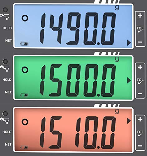 Edelstahl-Tischwaage mit Checkweighing-Display