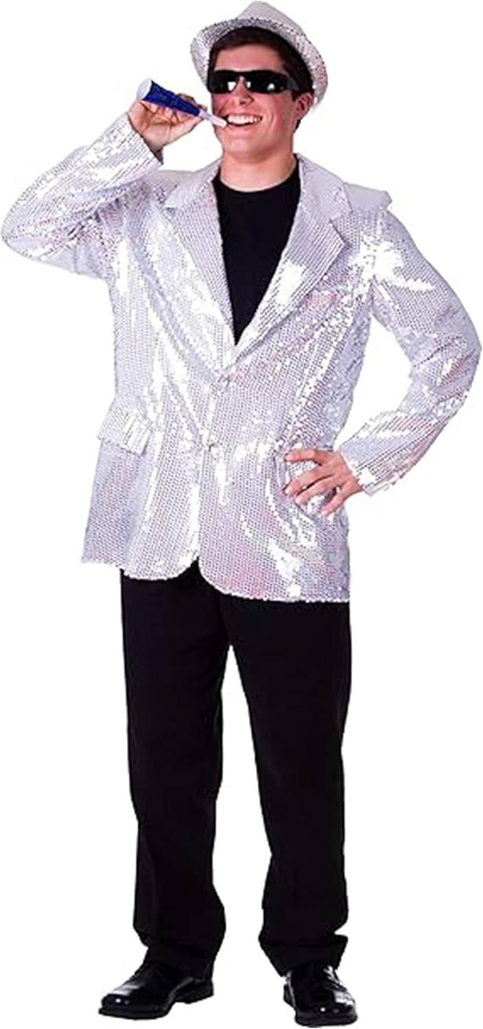 Pailletten-Jacke für Erwachsene, Mittel (Taille: 99–112, Höhe: 165–168 cm)