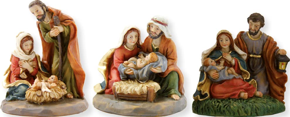 Krippenblock Heilige Familie, 3-teilig