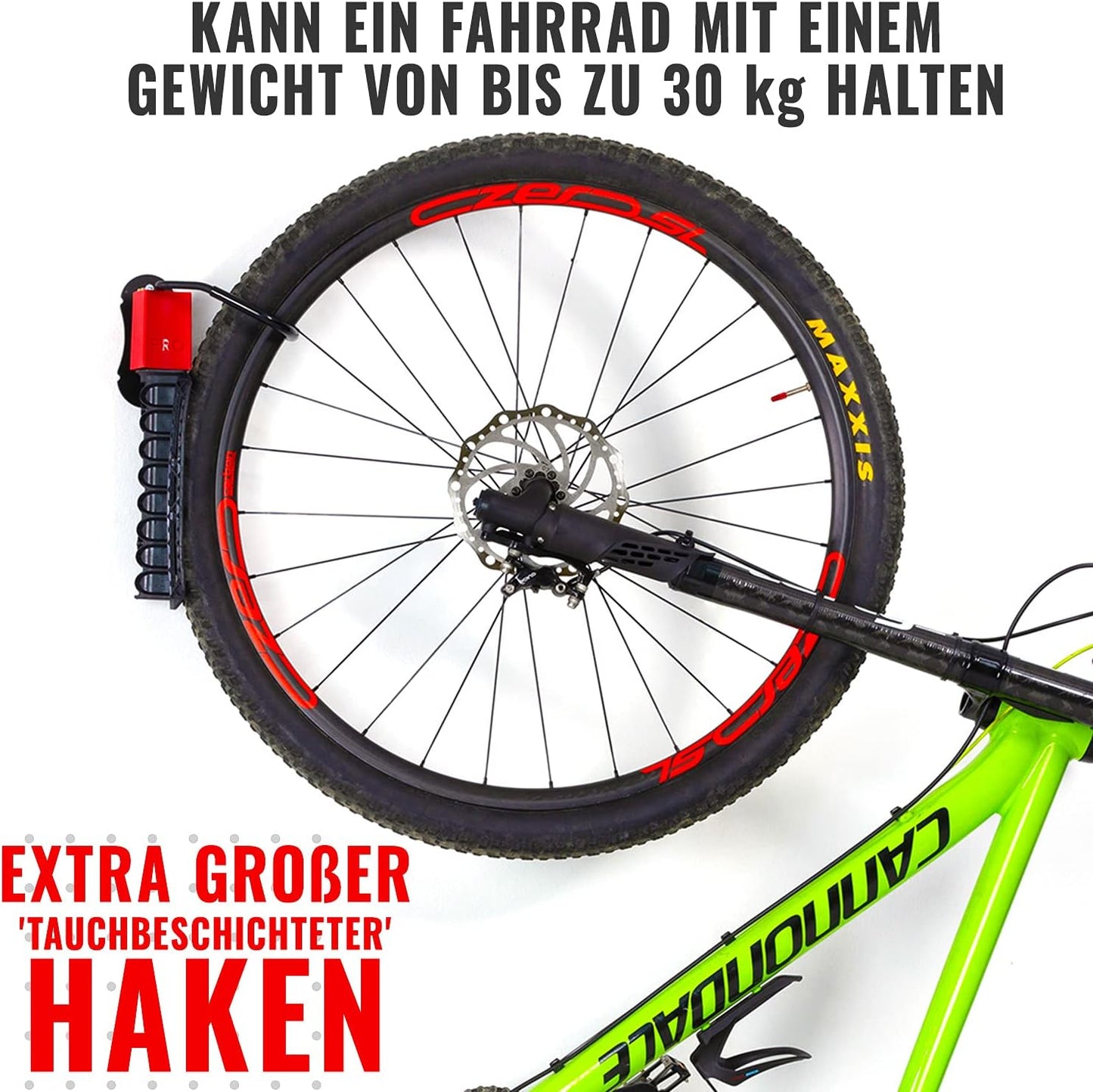Fahrrad Wandhalterung, 2er-Pack