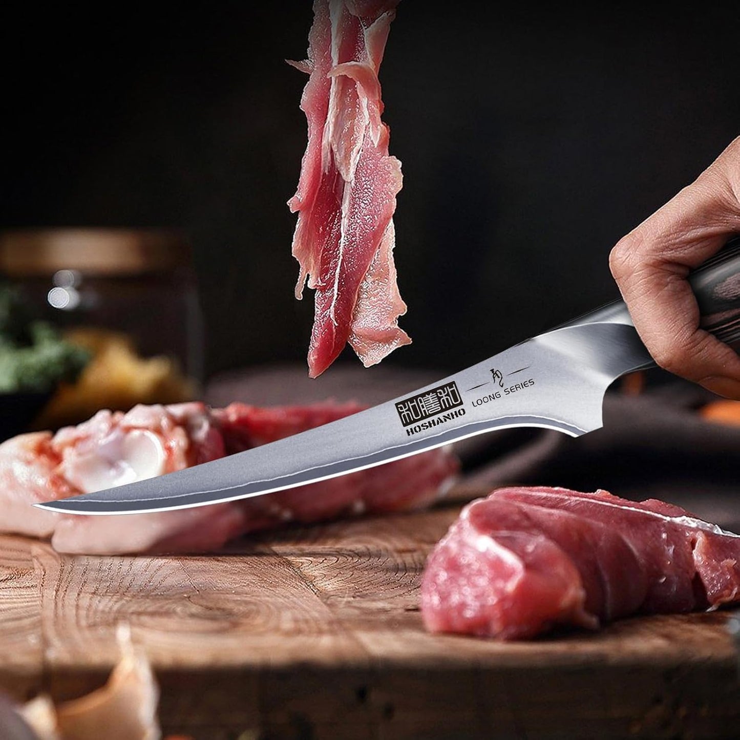 Filetiermesser mit flexibler Klinge, 18cm Filetiermesser