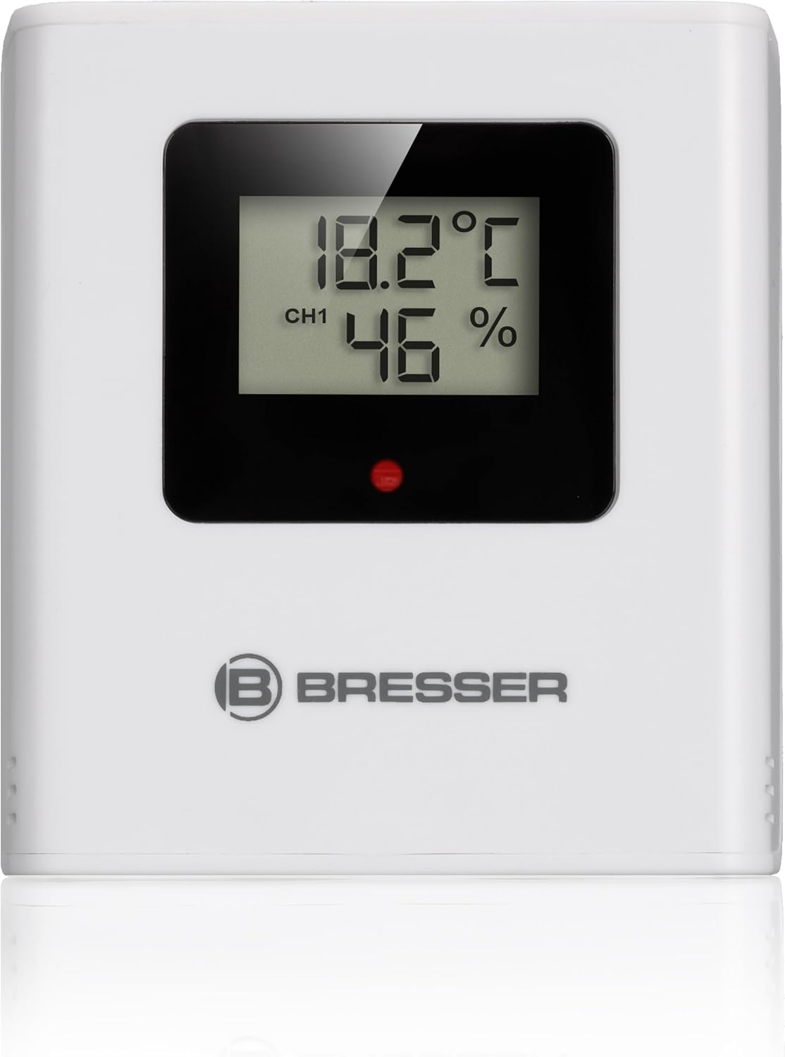 Funk-Wetterstation mit Aussensensor und Frostwarnung, Hochkant