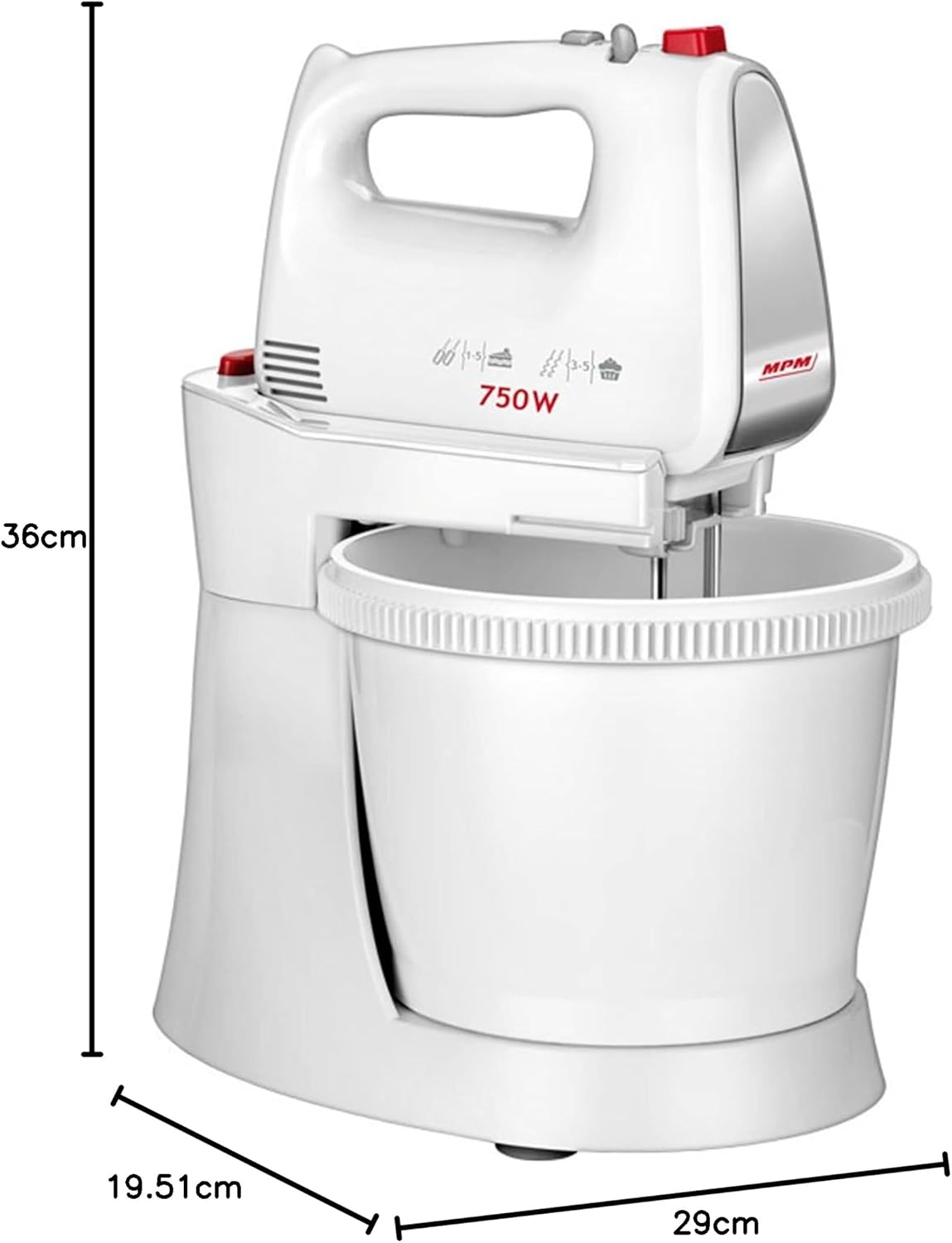 MMR-22Z Teigknetmaschine mit 2 Schüsseln