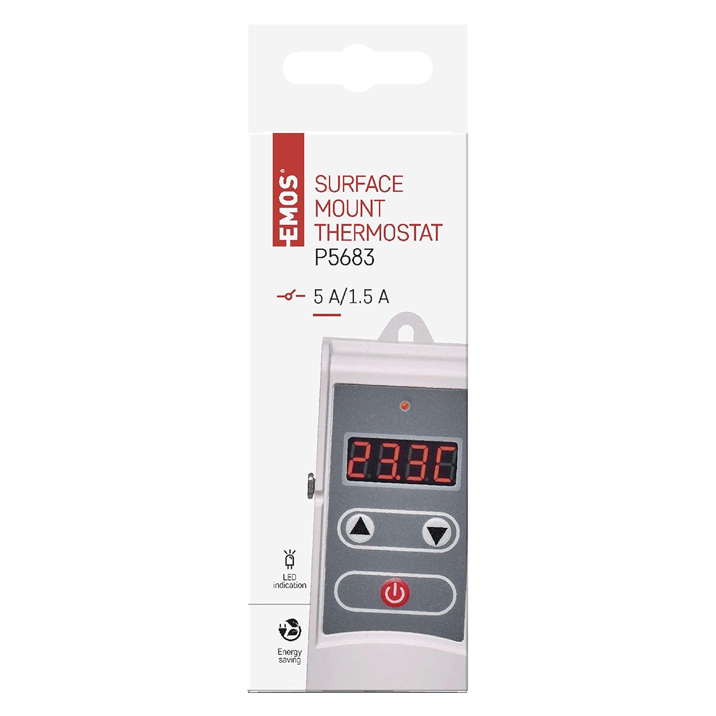 Digitales Anlegethermostat mit Einstellbereich 5-80 °C, Anlege