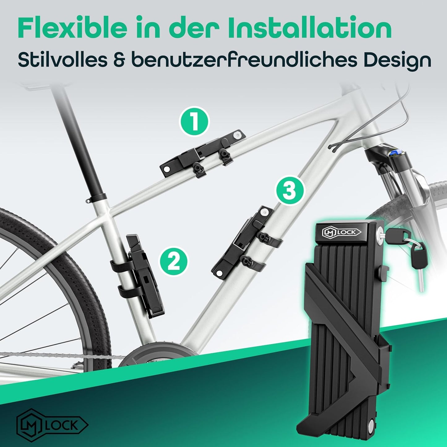 Fahrradschloss, 115cm