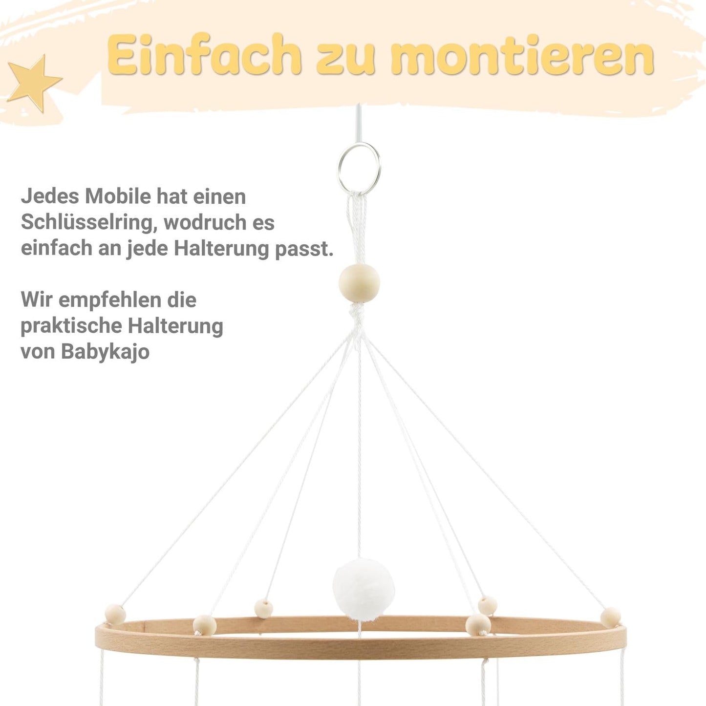 Babymobile schlummernder Bär, Bär 1