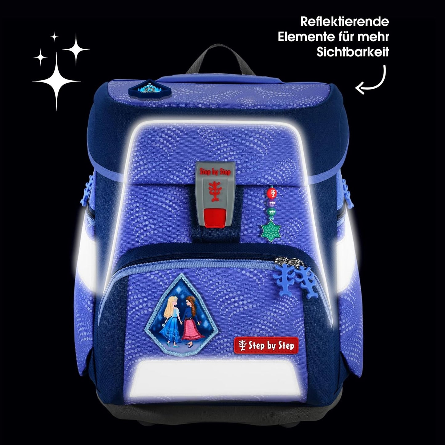 Schulranzen-Set Ice Princess, Ice Princess - Lila - Grau