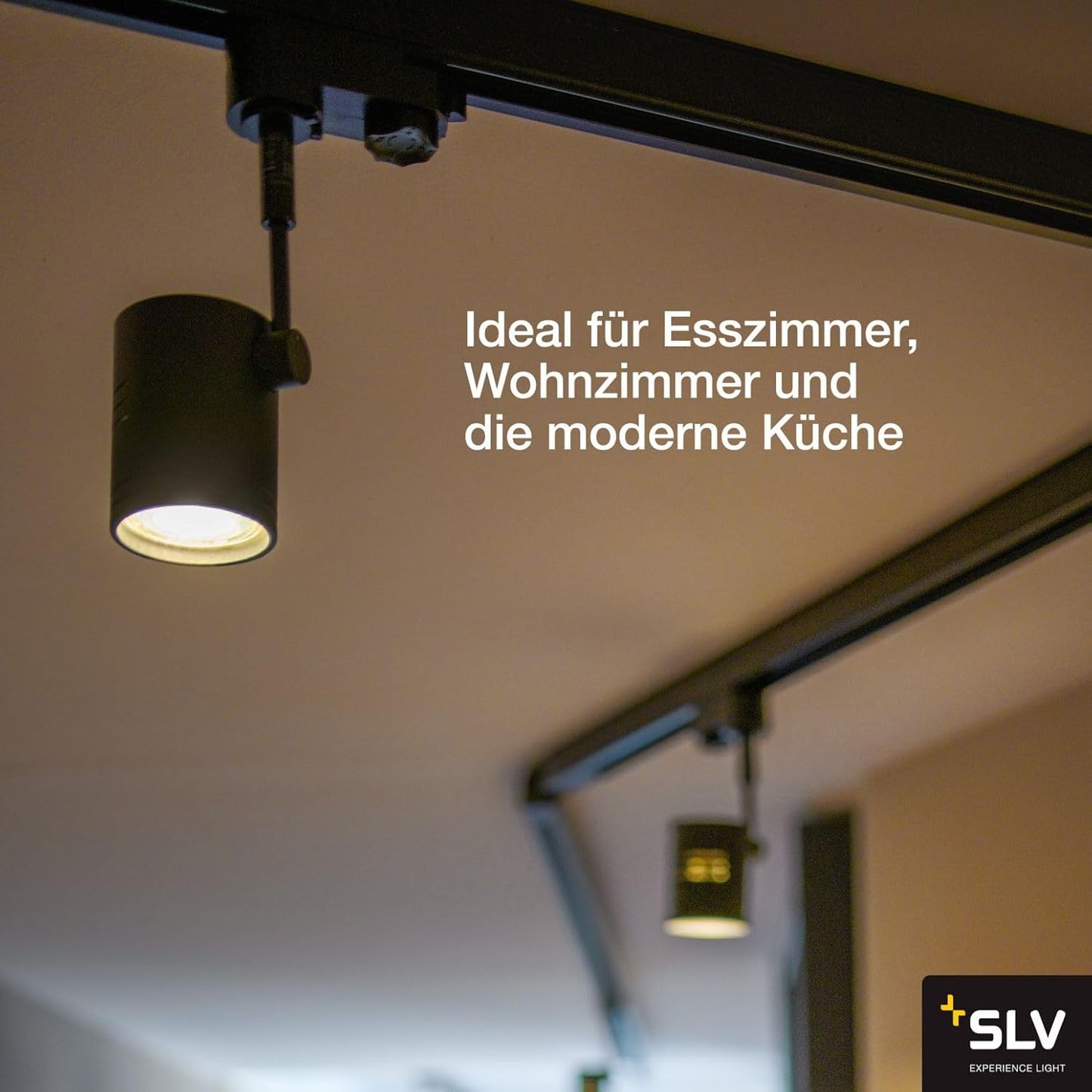 Spot für Hochvolt-Stromschiene 3-Phasen, Bima Spot Qpar51 50W Schwarz Matt 3Ph