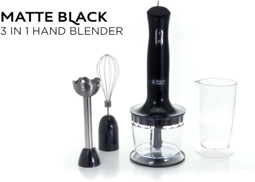 3-in-1 Stabmixer-Set 24702-56: Pürierstab, Zerkleinerer, Schneebesen