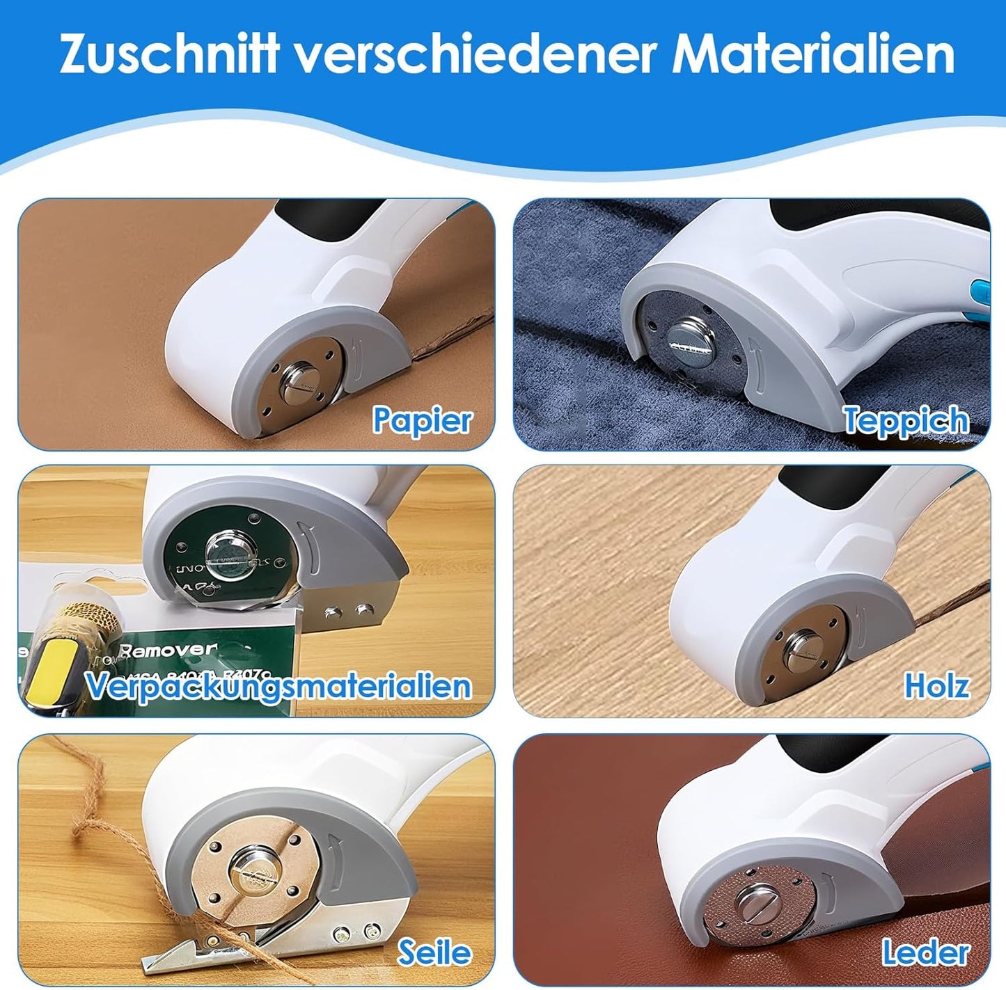 Elektrischer Kartonschneider mit Akku