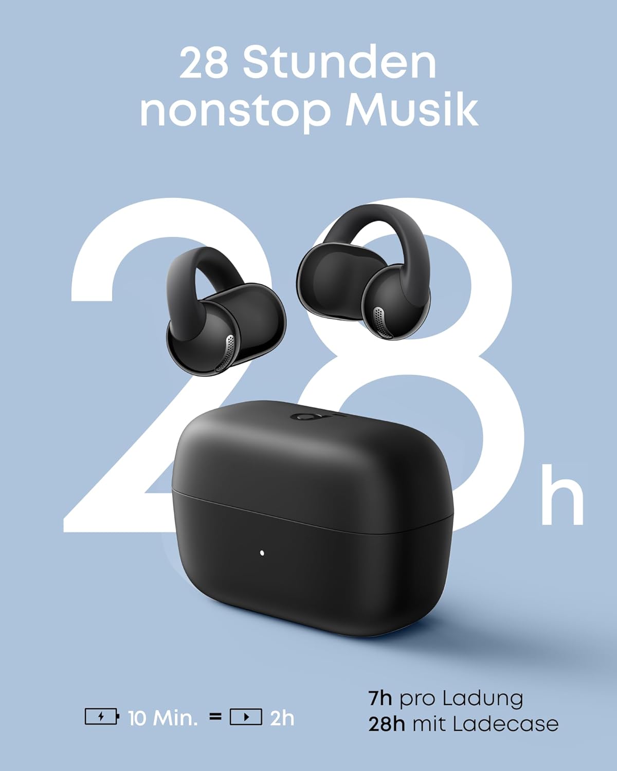 Open-Ear Kopfhörer C50i, Schwarz