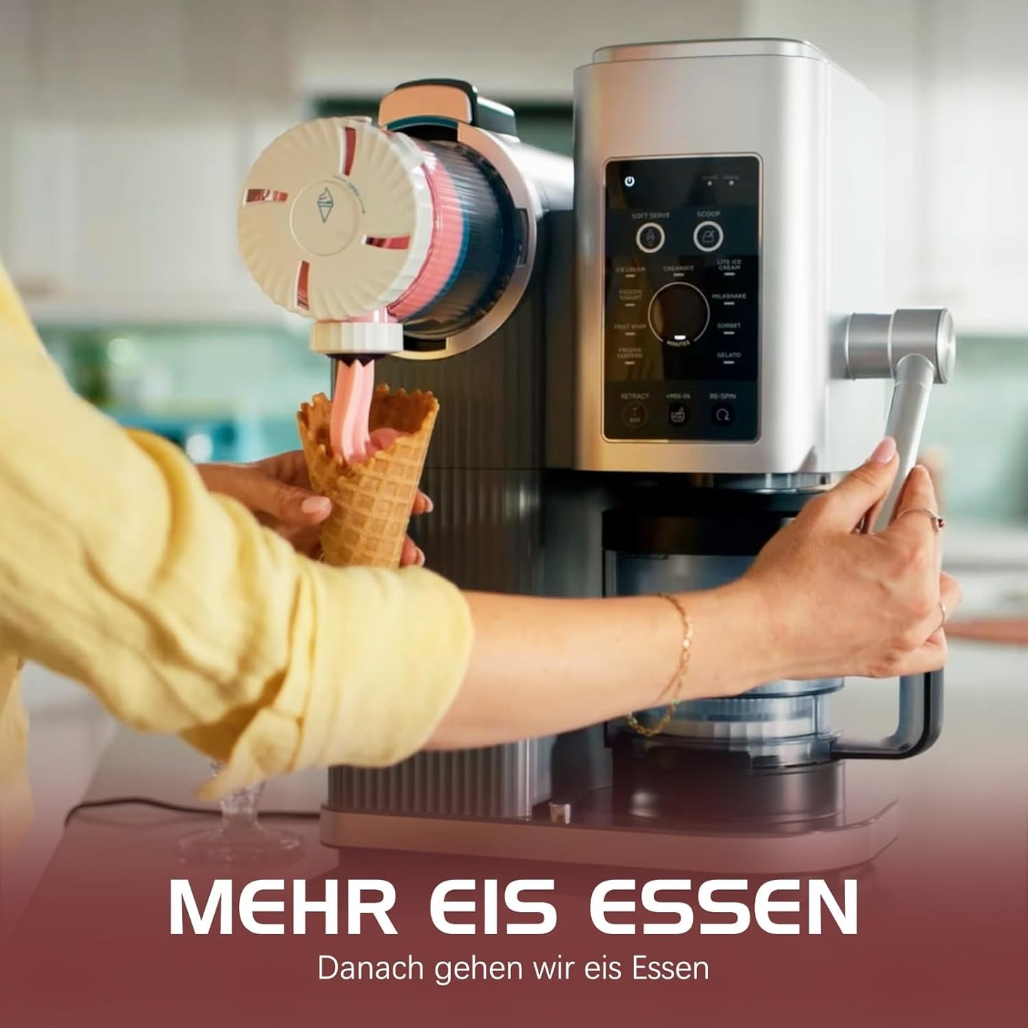4-teiliges Eiscreme-Behälter-Set für Ninja Swirl Creami NC700, NC701 & NC701C