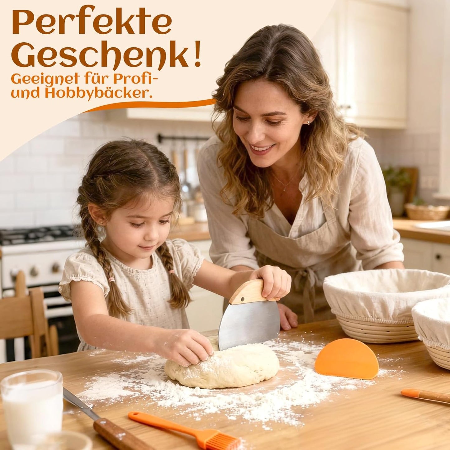 Gärkörbchen Starter-Set für Sauerteigbrot