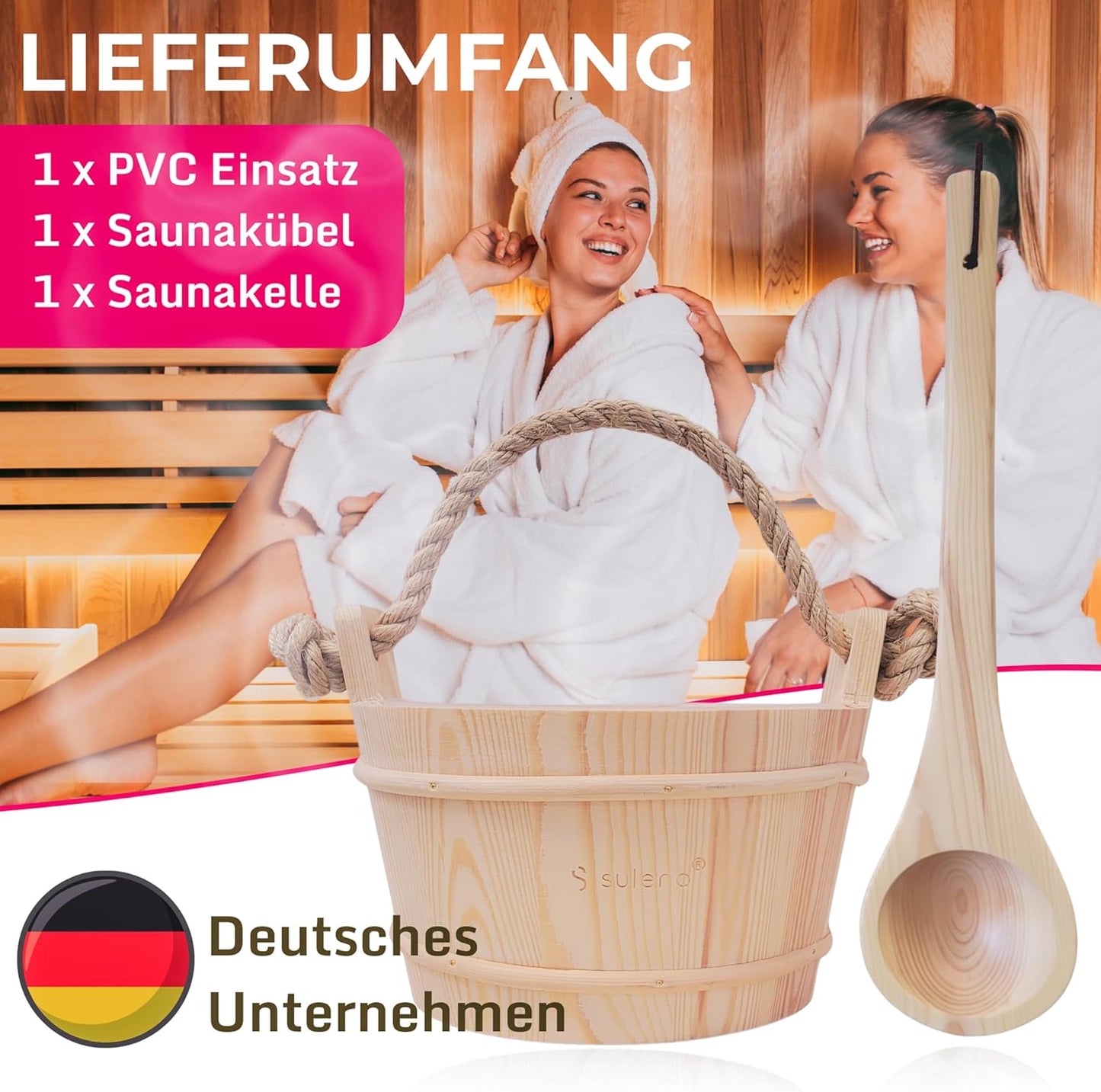 Sauna-Zubehör Set