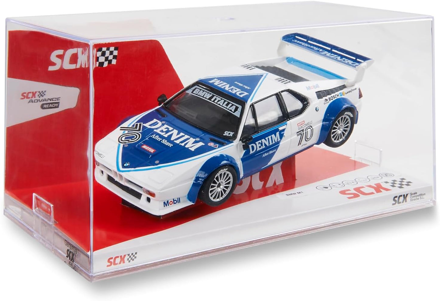 Rennauto Slotcar BMW M1 im Massstab 1:32, BMW M1 - Denim