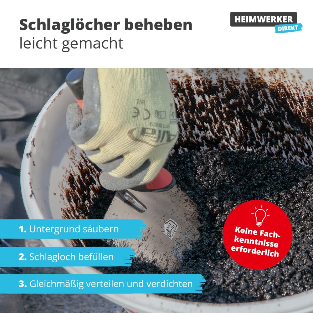 Reparaturasphalt Kaltasphalt 810, 25 kg 1