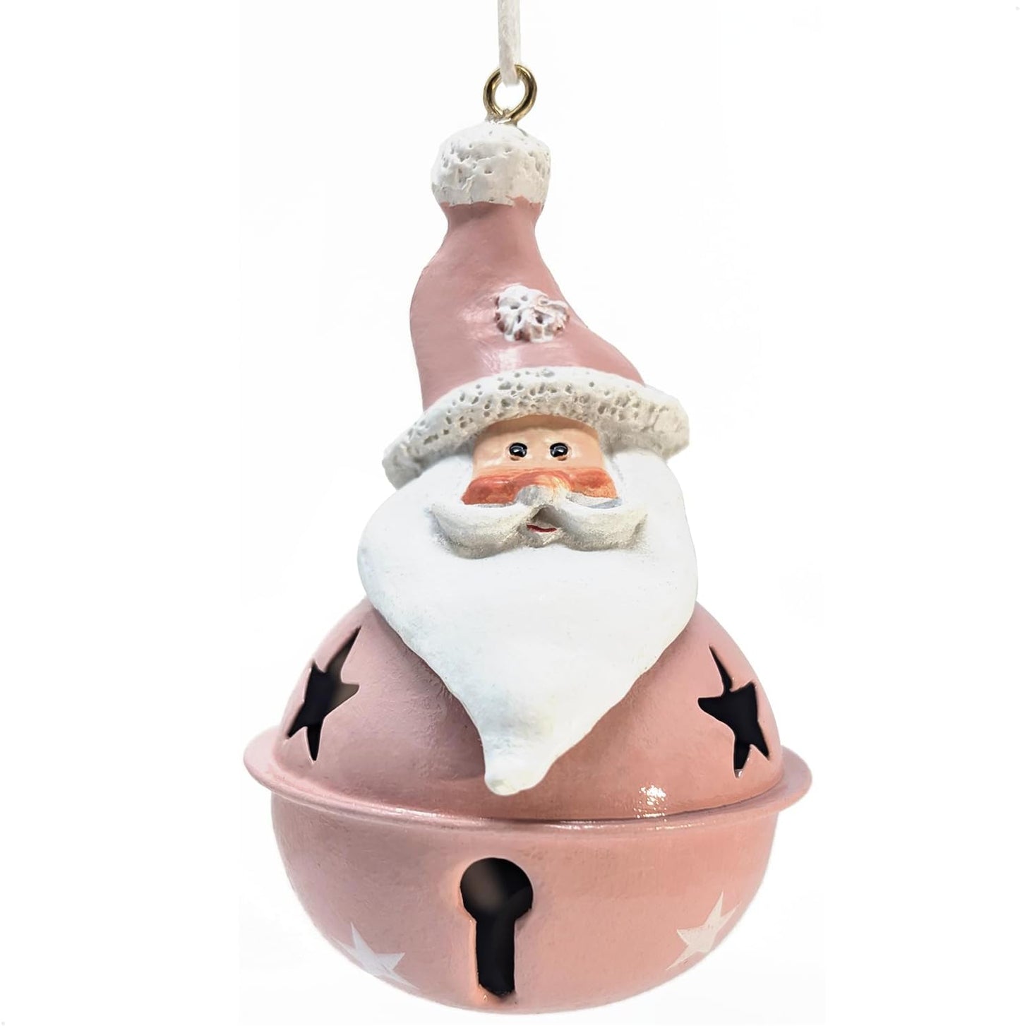 3-teiliges Weihnachtsfiguren-Set, Braun/Grau/Rosa - 3x