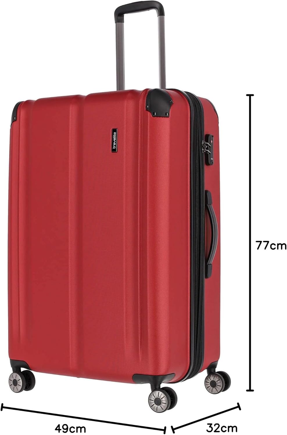 City, Trolley Grösse L erw. (77 cm) / Rot
