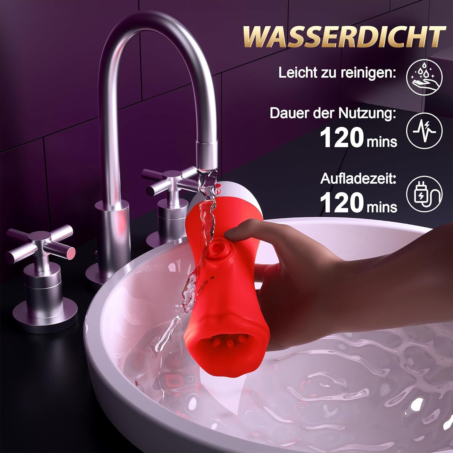 Masturbator mit 9 Vibrationen für Männer