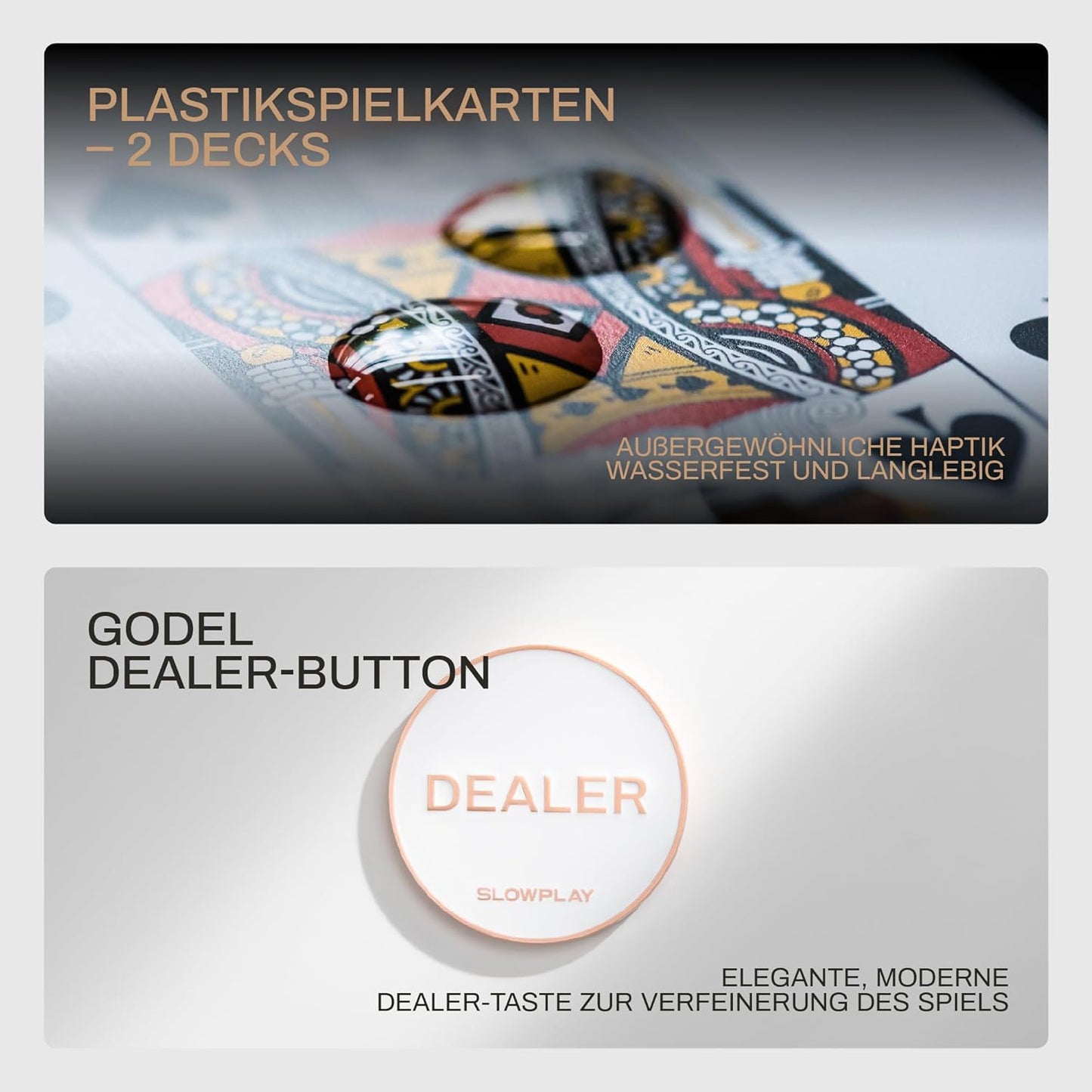 Poker-Chipsatz, 39mm 500 Chips Ohne Werte