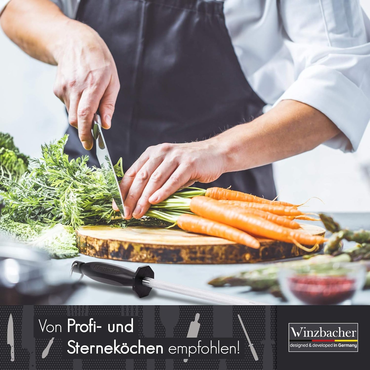Wetzstahl, 1. Midnight Black | Schwarz