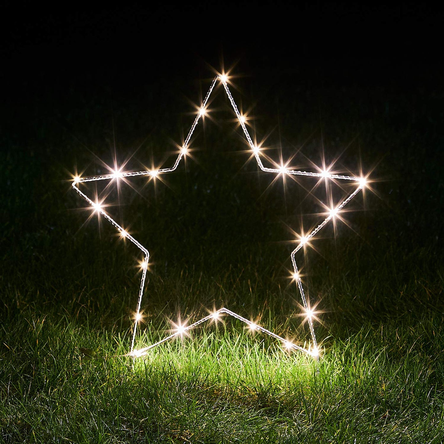 25er Micro LED Osby Stern mit Timer, 2 Stück, 2 Stk.