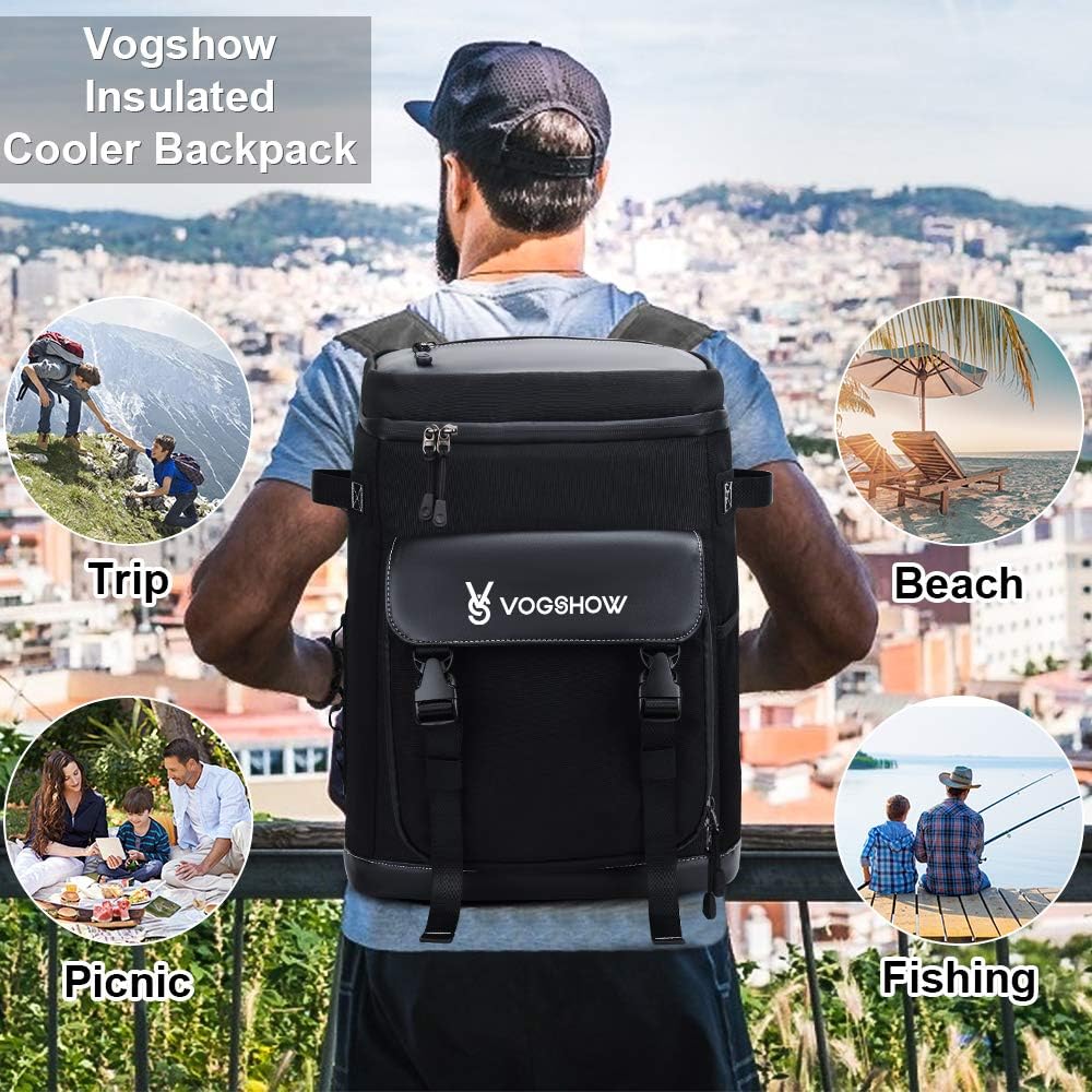 Kühlrucksack, Schwarz