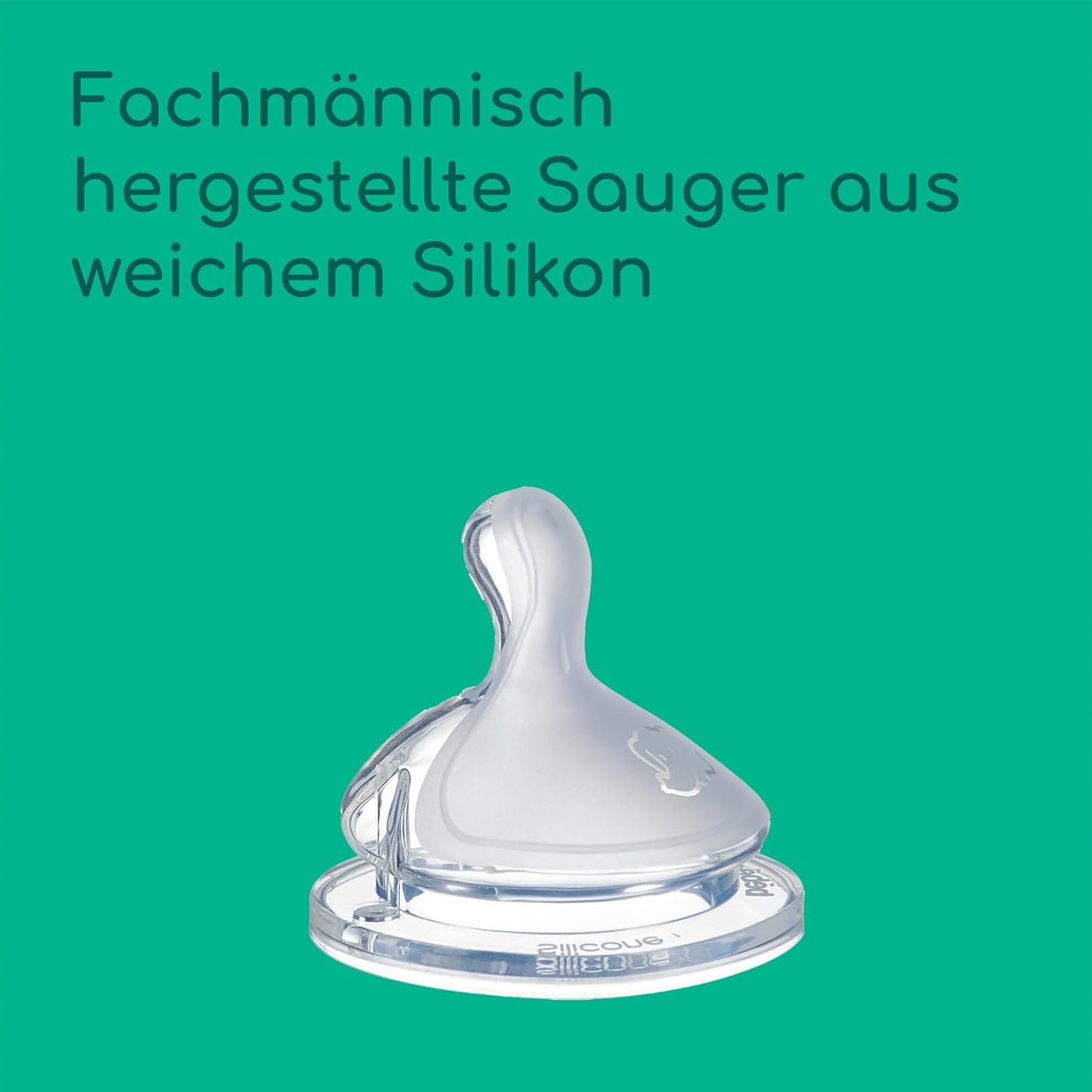 Physio Air Grow-with-Me Babyflaschen, 4 Stück, Anti-Kolik, Wachse mit mir