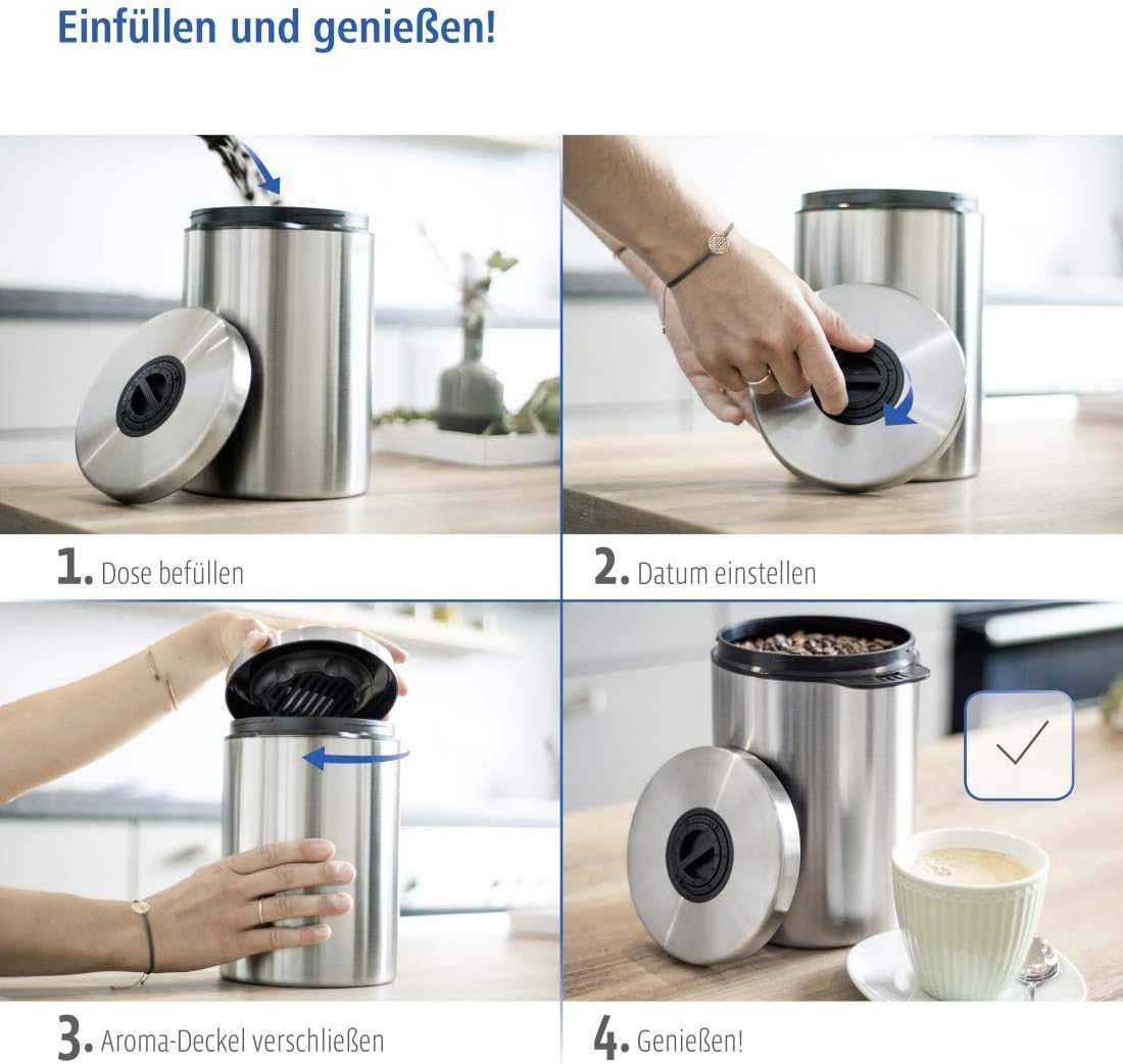 Kaffeedose, Ohne Schaufel Single