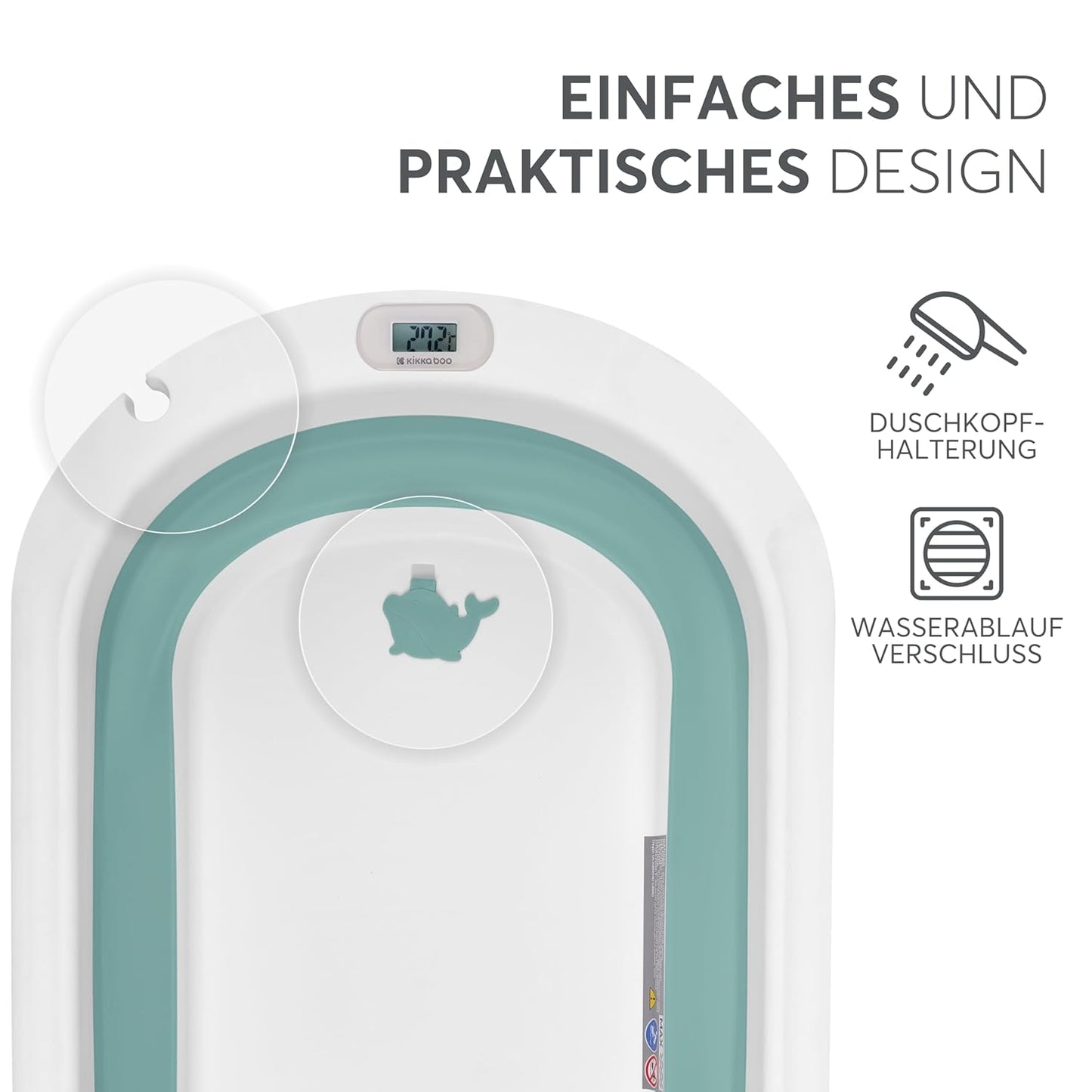 Faltbare Babybadewanne, Mint