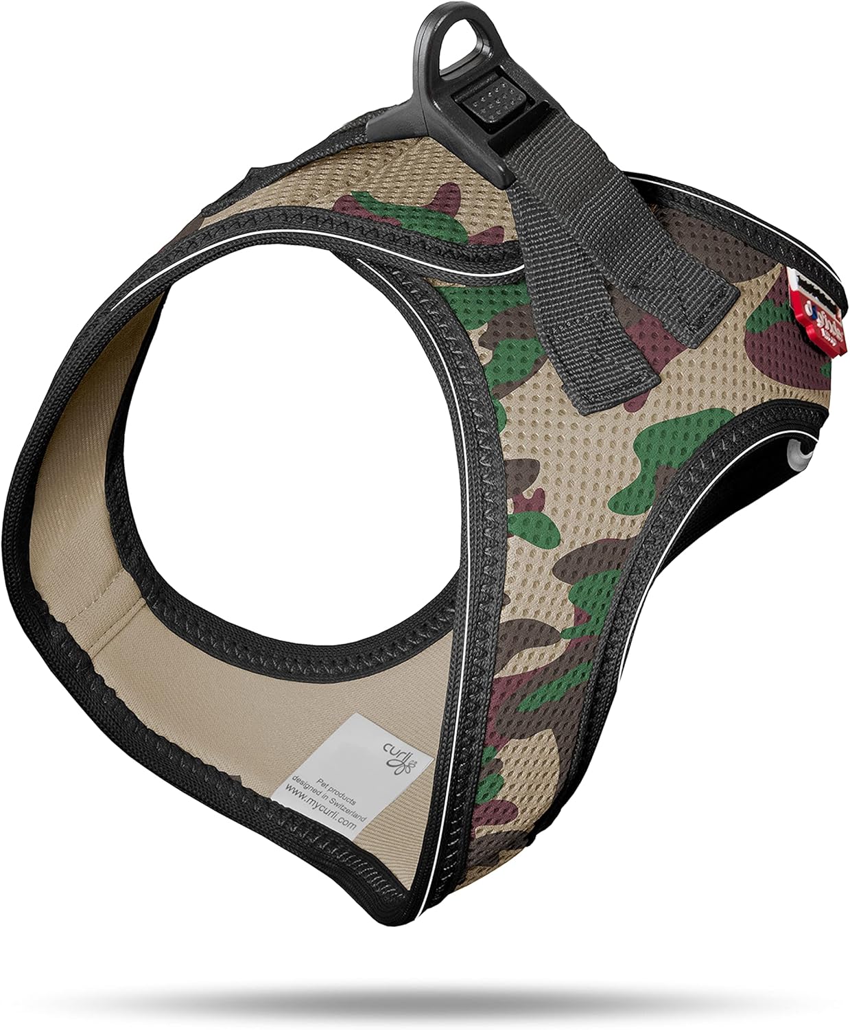 PN1370 Air-Mesh Camo M Hundegeschirr, ohne curli D-Ring Buckle M Tarnung