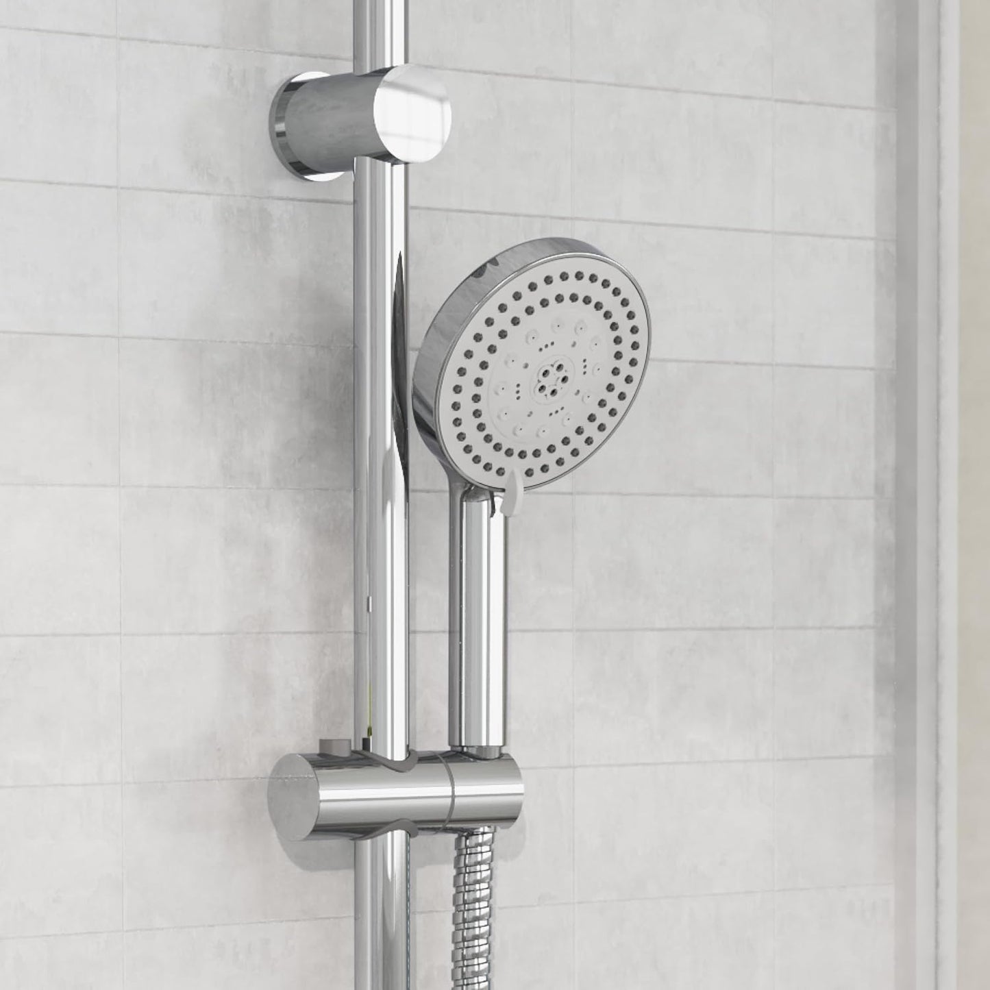 Handbrause mit 8 Strahlarten, wassersparend, Handbrause Storm