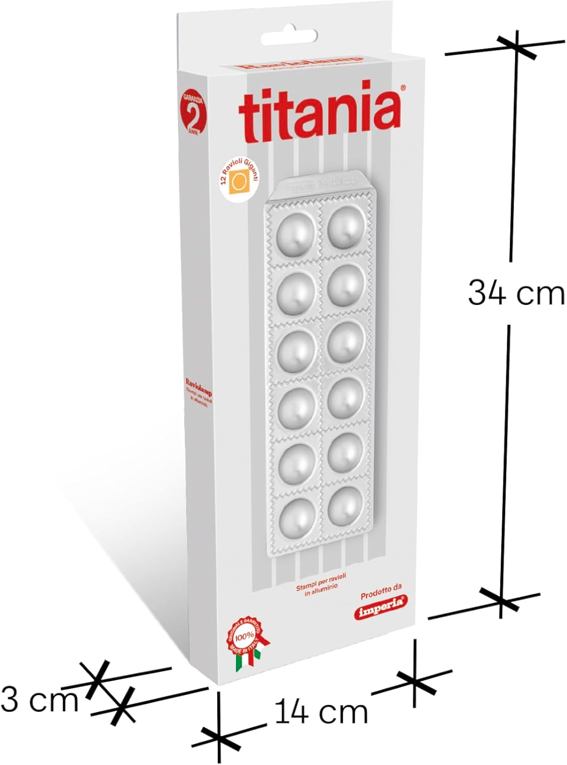 Ravioliform Titania, 12 Ravioli Chef