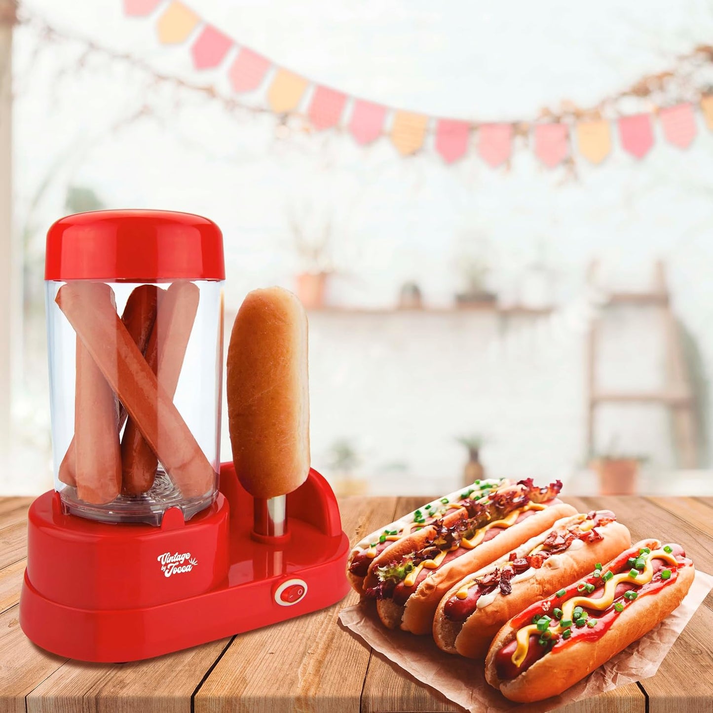 Hot Dog Maker, Rot