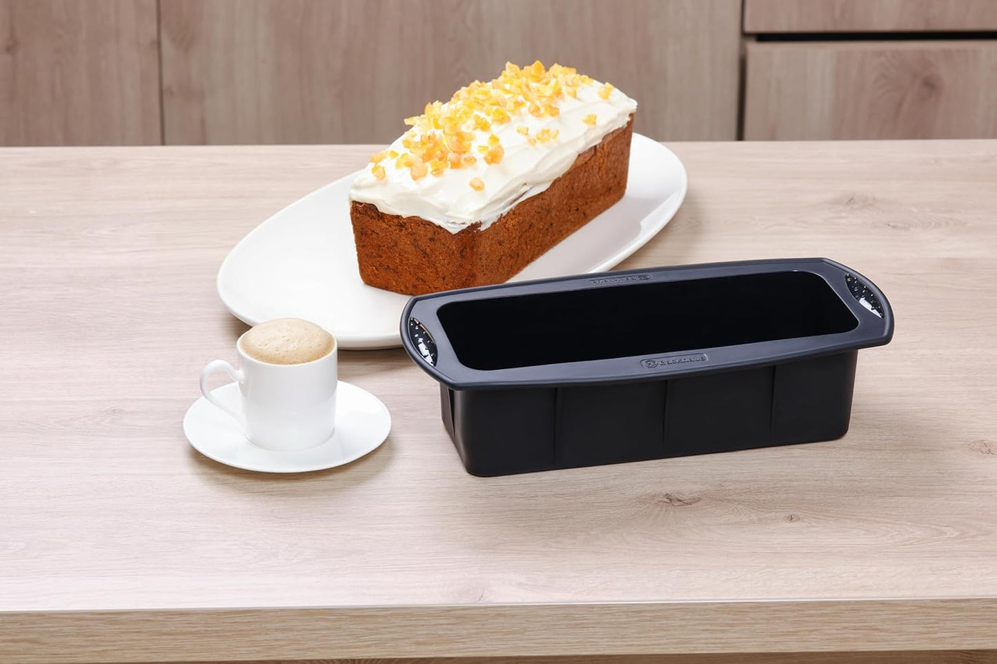 FlexBake Silikon-Kastenform, L I 26 X 10 X 7 Cm - Schwarz