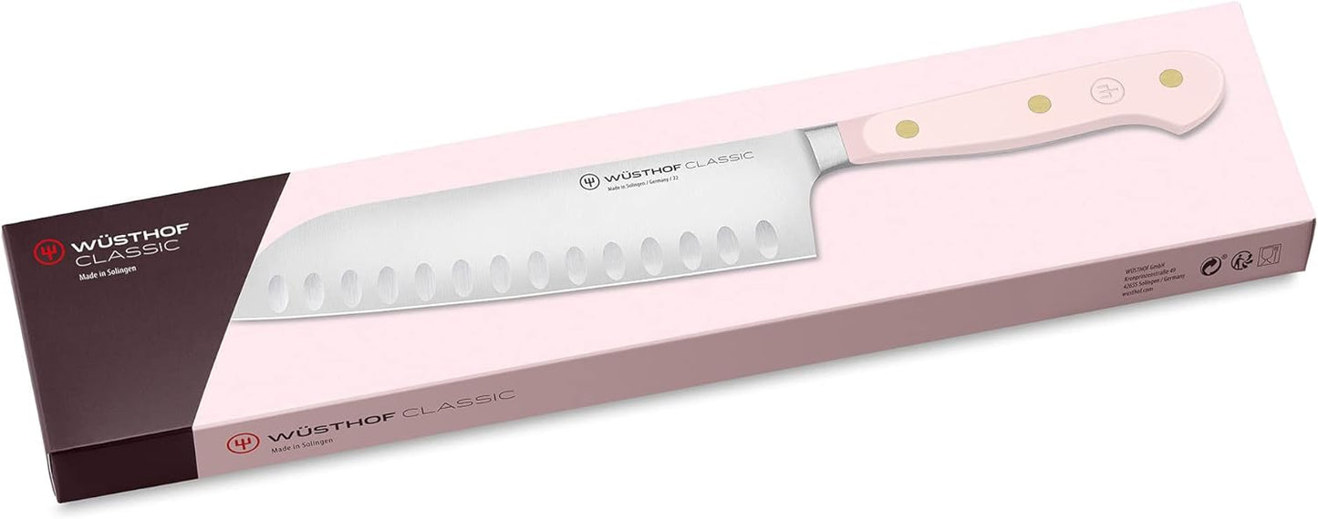 Classic Santokumesser, Pink Himalayan Salt / 17 cm