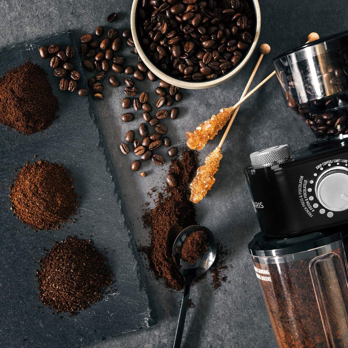 Elektrische Kaffeemühle, Schwarz