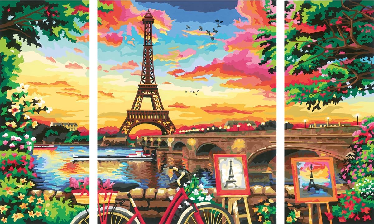 CreArt Paris Reflections Malen nach Zahlen, Neue Version