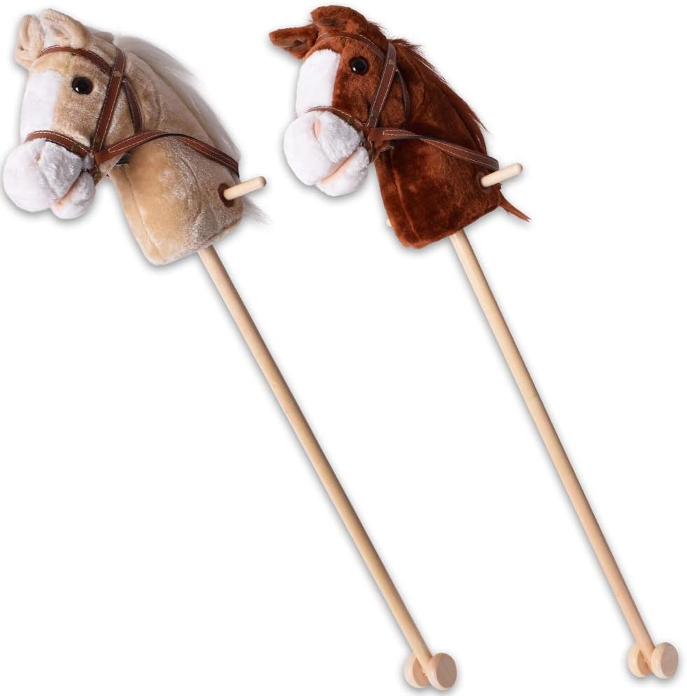 Steckenpferd mit Sound und Rollen (95 cm)