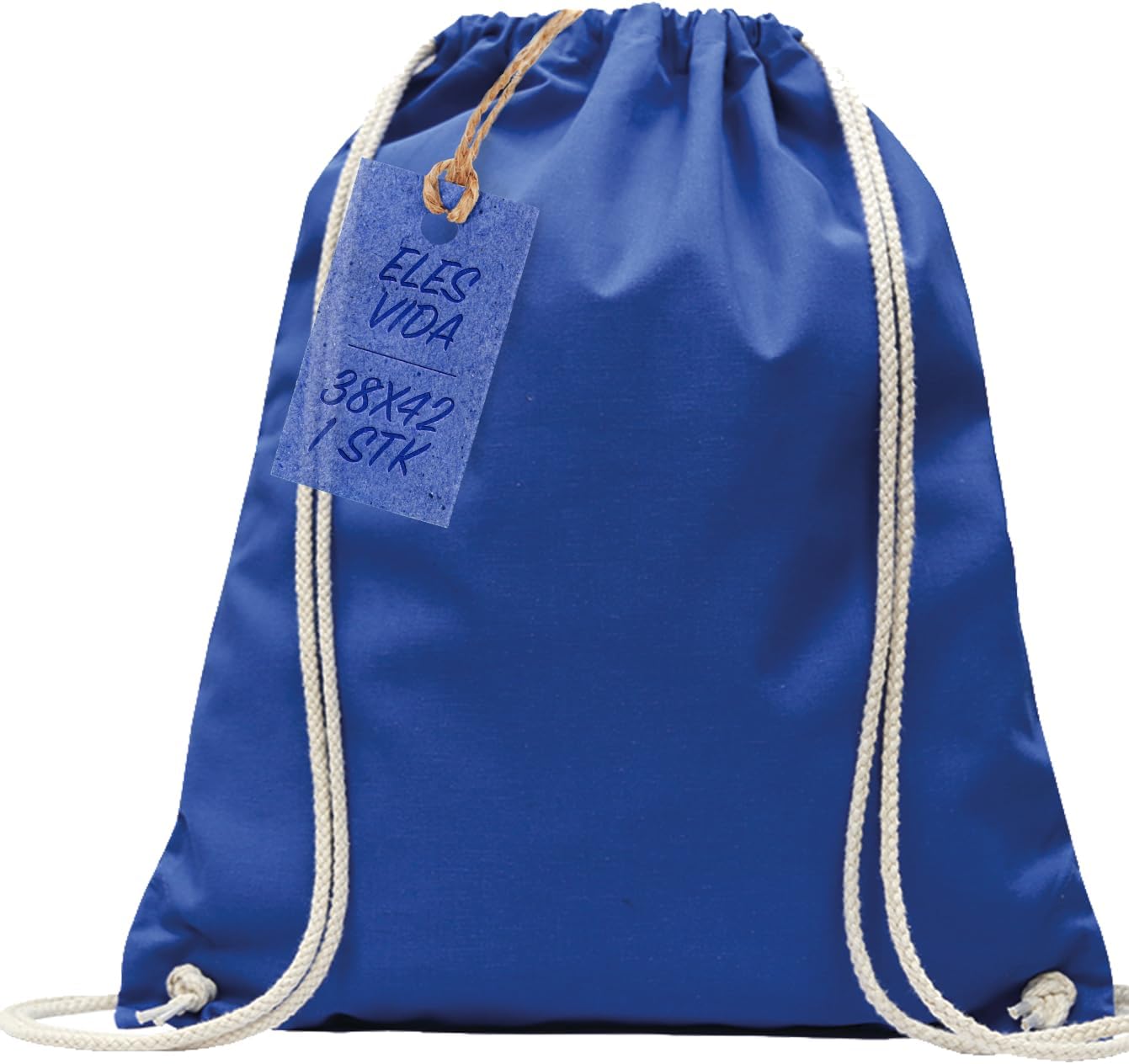 10er-Set Turnbeutel, Royalblau 38 x 42 cm