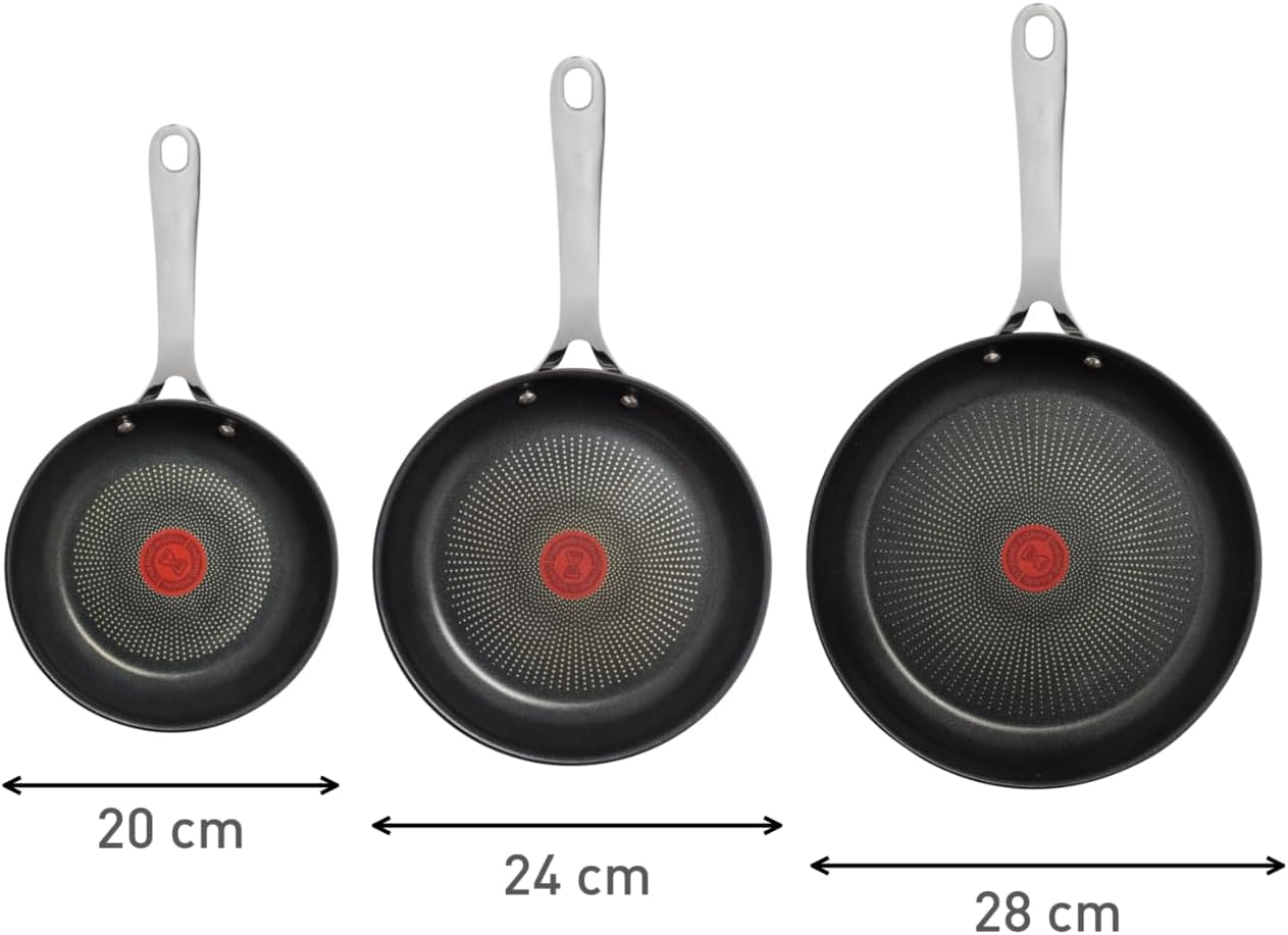 Jamie Oliver Cook's Direct On Pfannenset (3-teilig), Set 3-teilig - 20,24,28 cm