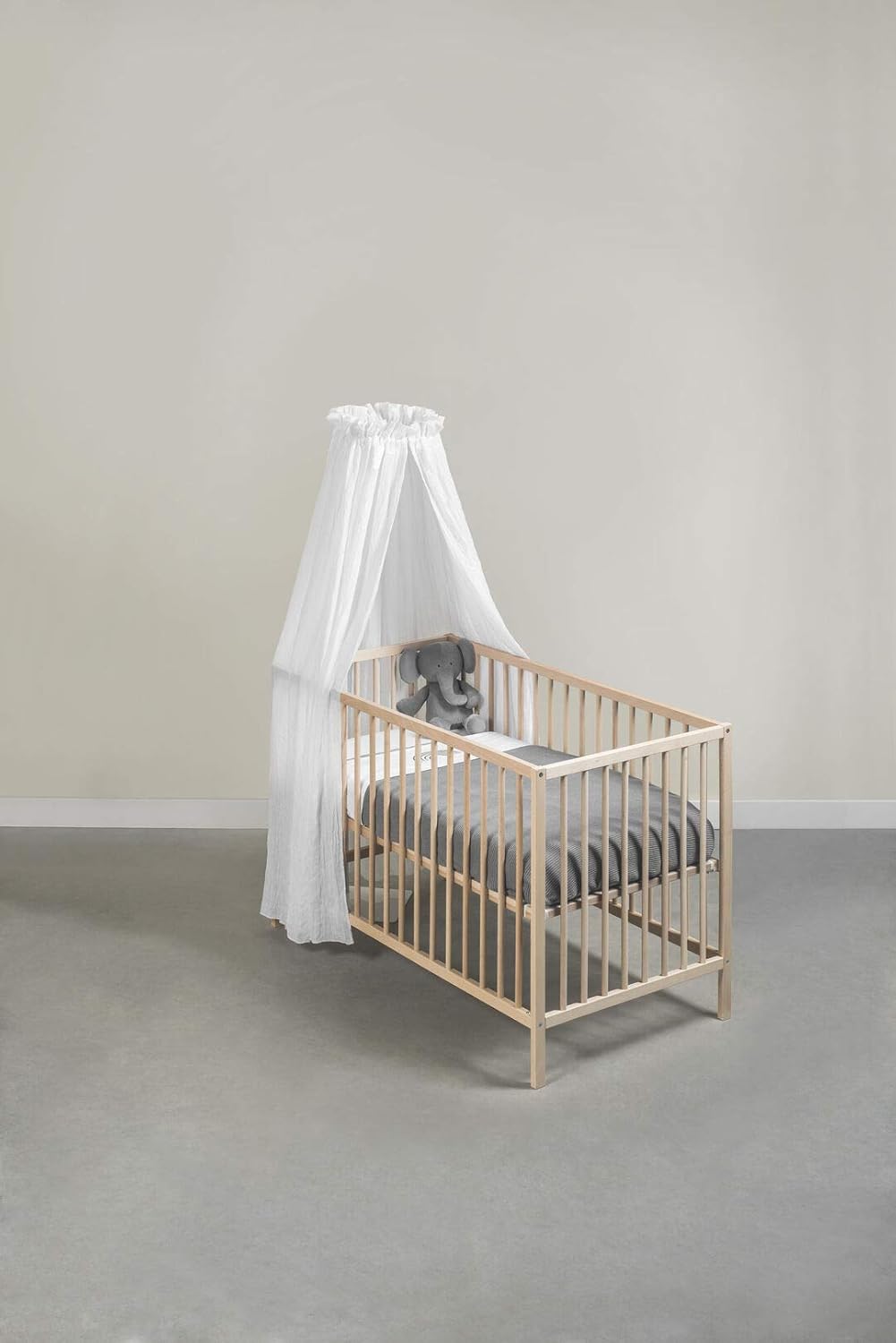 Betthimmel für Baby- und Kinderbetten, Weiss 155 cm