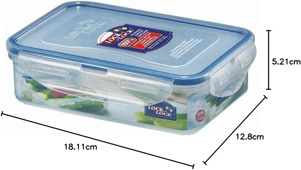 6-teiliges Frischhaltedosen-Set HPL815, 6 Count (550 ml)