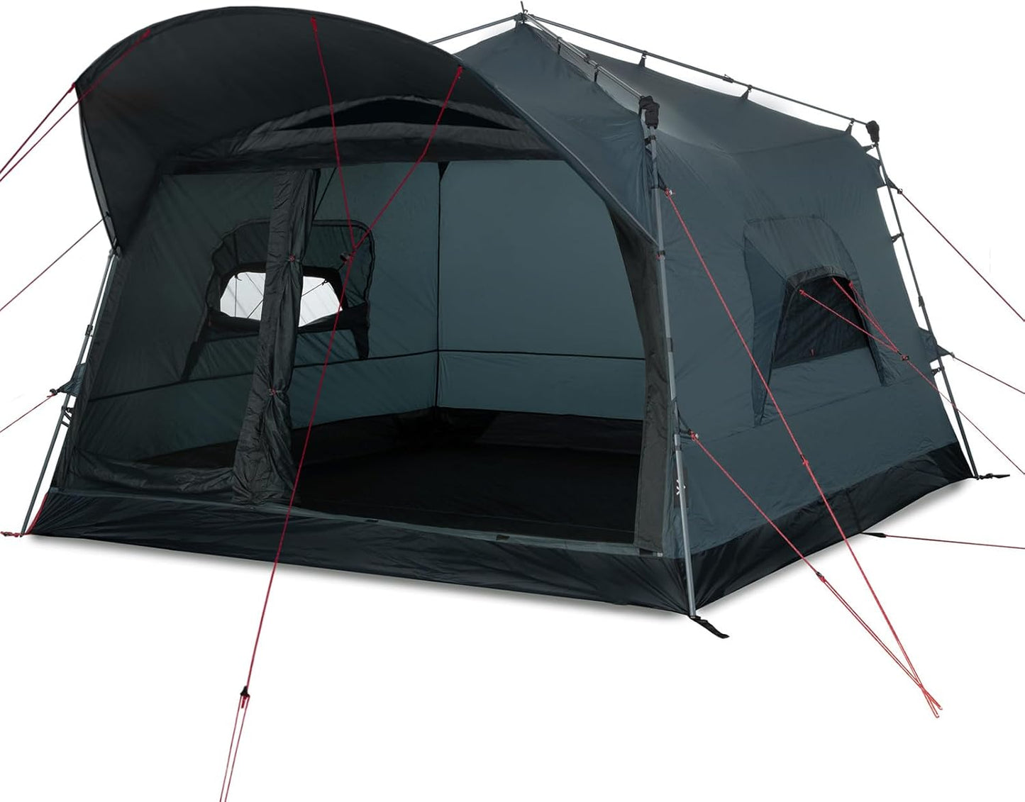 Familienzelt mit Quick-Up Schnellaufbau-System, Stoneblue - 5 Personen