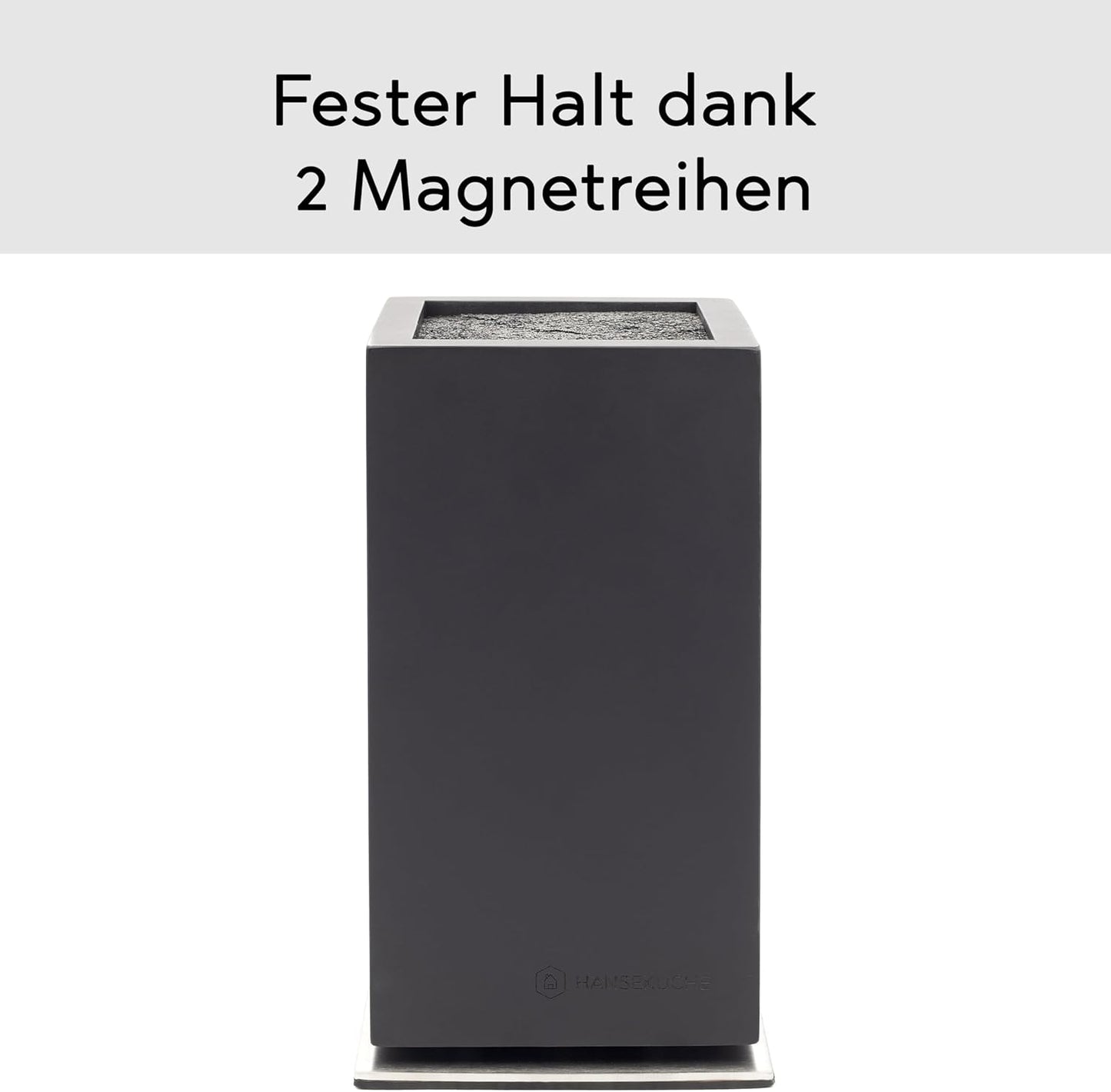 Rotierender Messerhalter mit Magnetstreifen, Edelstahl Rotierend