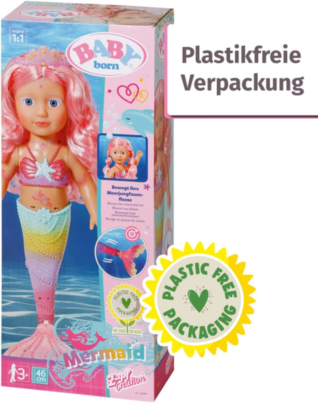 BABY born® Little Sister Meerjungfrau 46cm, Puppe
