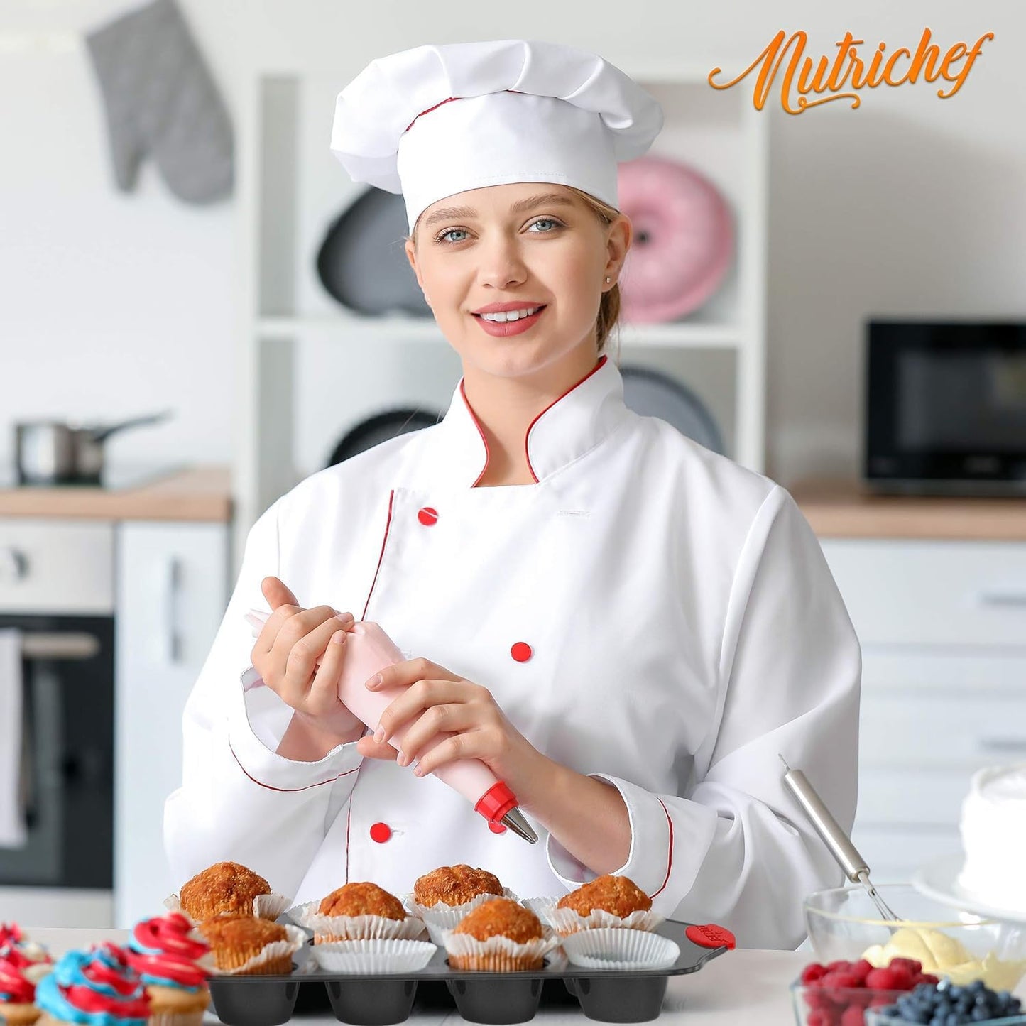 10-teiliges Backformen Set, 10 Piece Set Schwarz