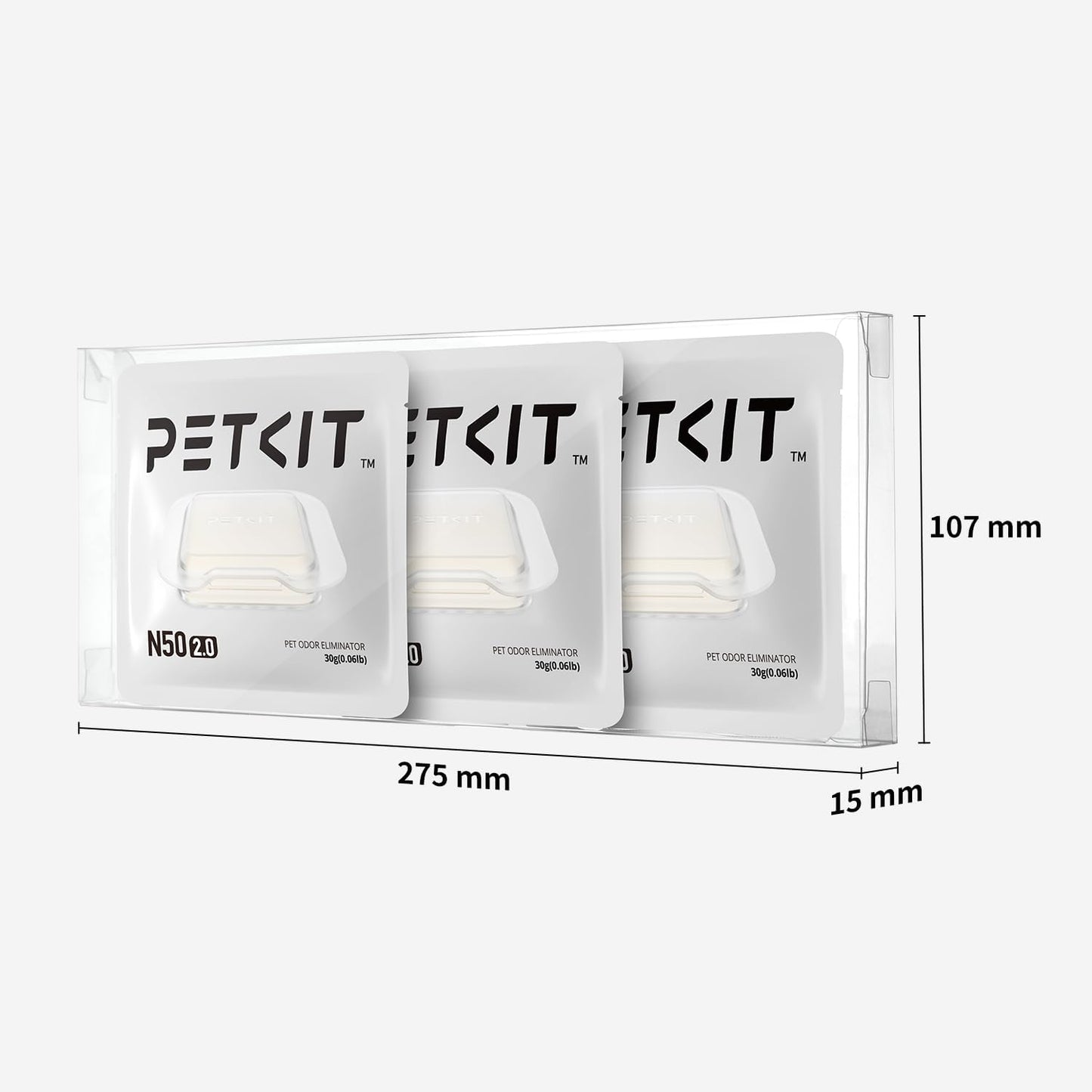 3er Set Geruchsvernichter N50 2.0 für Pura Max, N50 2.0