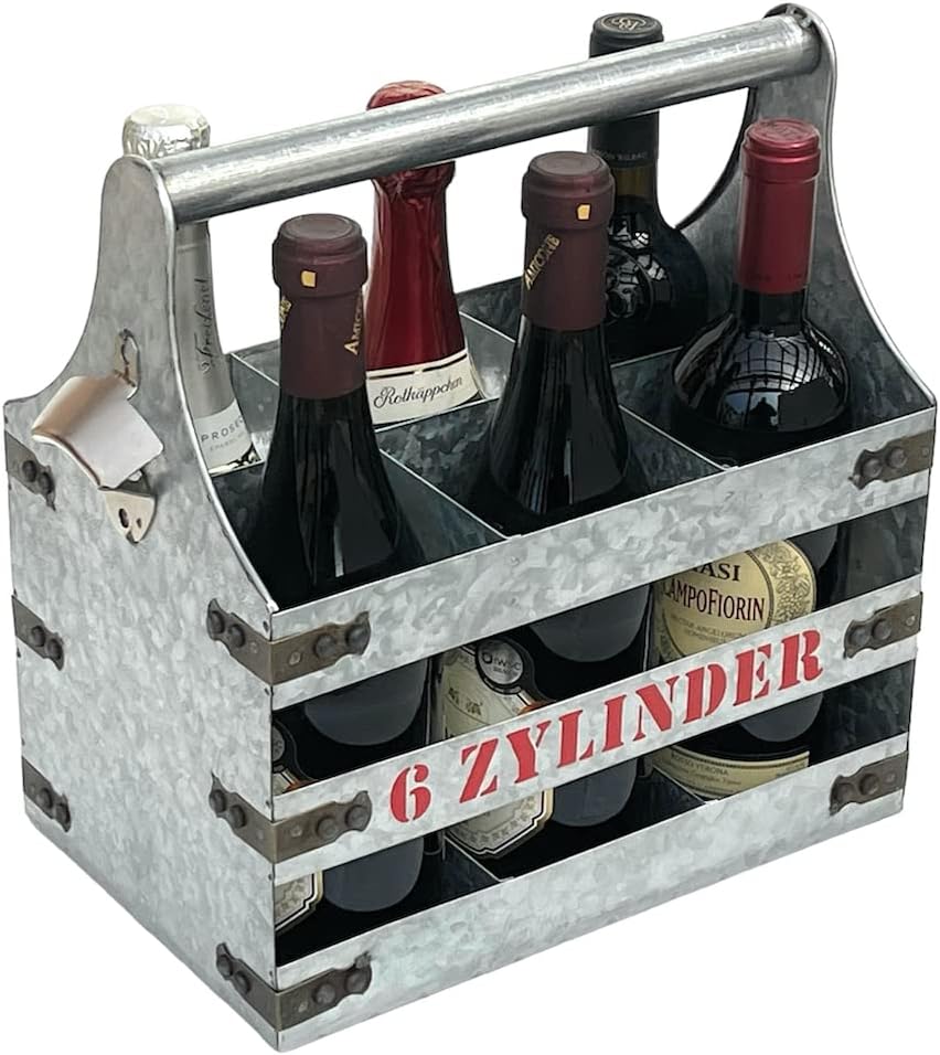 Weinflaschenhalter mit Öffner