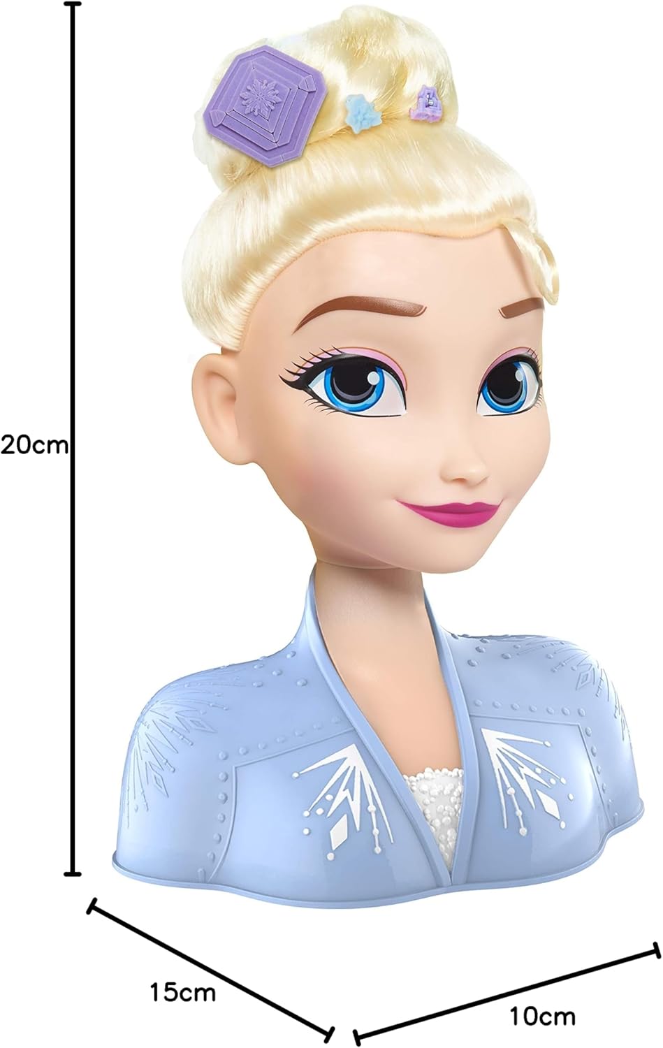 Stylingkopf Frozen 2 Elsa mit 17 Zubehörteilen